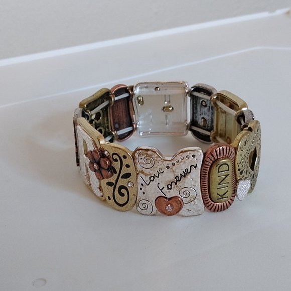 Love Forever Mother Metal Stretch Bracelet - Picture 9 of 14